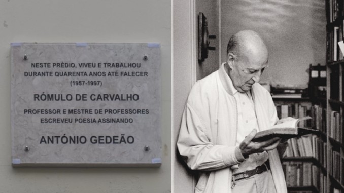 Durante 40 anos, a Rua Sampaio Bruno fez parte da vida de Rómulo de Carvalho